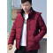 李宁(LI-NING)运动羽绒服男士冬季防风保暖舒适休闲连帽运动服上衣外套AYMN021