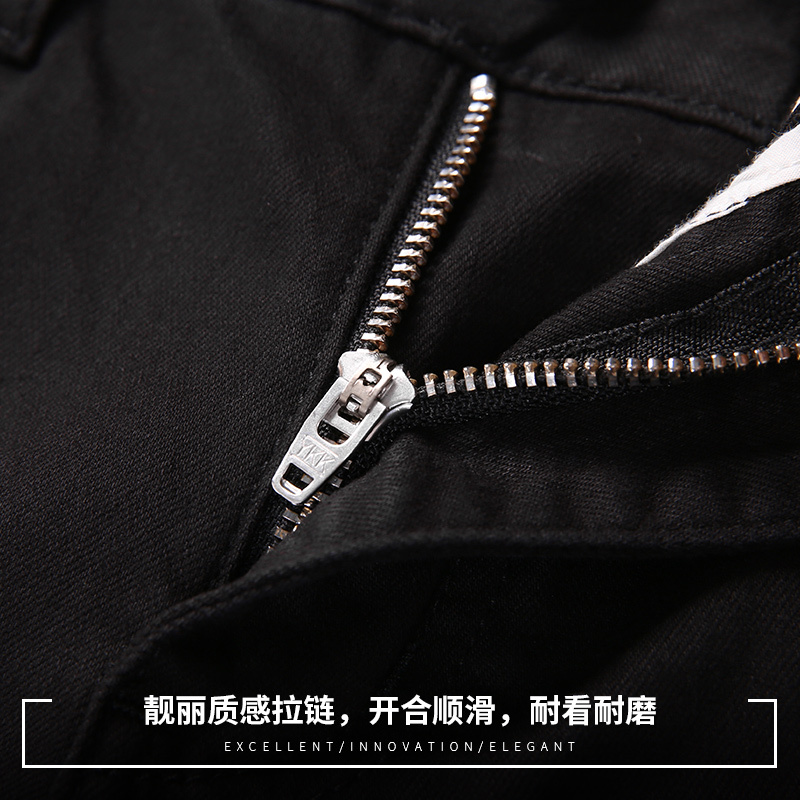 皮尔卡丹（pierre cardin）牛仔裤男 2018秋冬新品 直筒修身弹力商务百搭休闲潮流男士时尚多色牛仔长裤