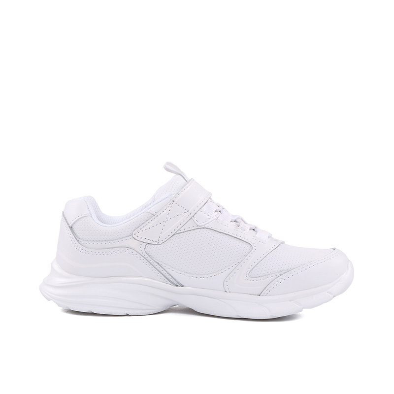 skechers斯凯奇低帮小白鞋魔术贴儿童运动鞋轻便舒适女童鞋82272L