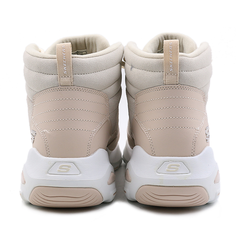 Skechers斯凯奇女鞋秋季新款D lites熊猫鞋 绒里休闲靴子66666138