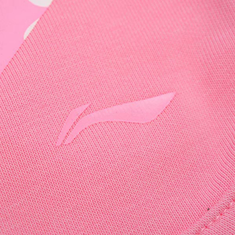 李宁Lining女装运动短裤运动服综合训练AKSL254-3 M AKSL254-3荧光糖粉