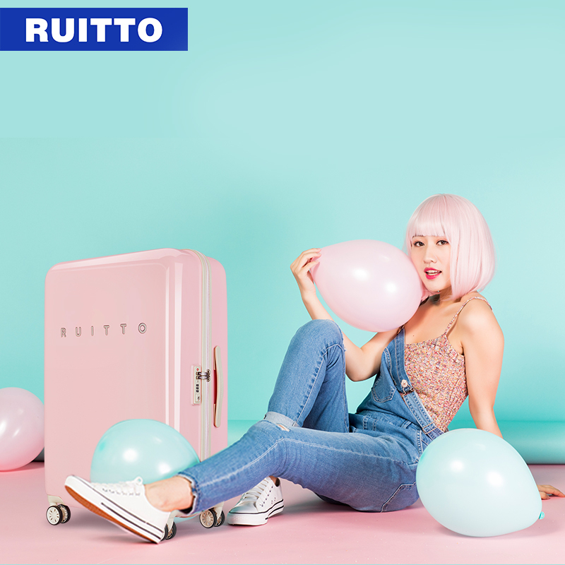 睿途(RUITTO)行李箱女旅行箱小清新托运28寸可爱学生拉杆箱密码韩版网红万向轮