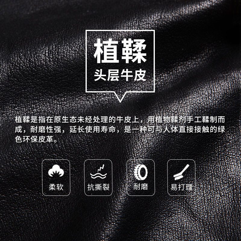 斐格男士手提包真皮男包横款商务公文包牛皮电脑包休闲男士包包潮