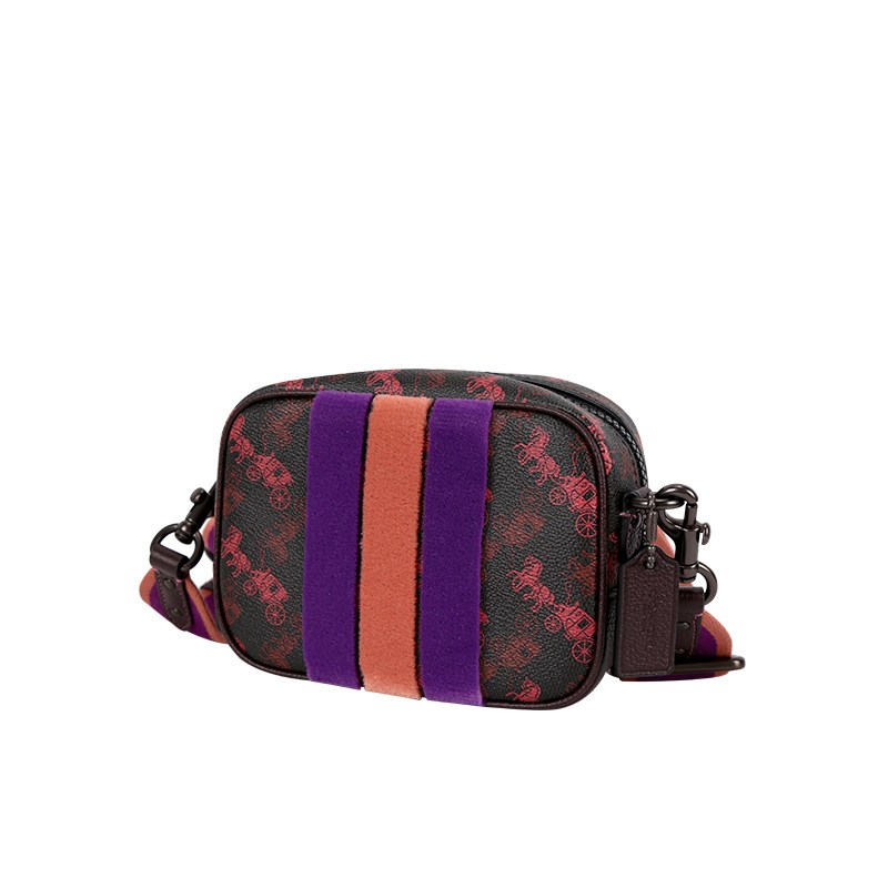 蔻驰coach奢侈品专柜款女士单肩包时尚休闲马车图腾相机包单肩包79368