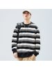 |男装条纹卫衣早秋圆领长袖T恤宽松潮流男士上衣潮牌打底衫
