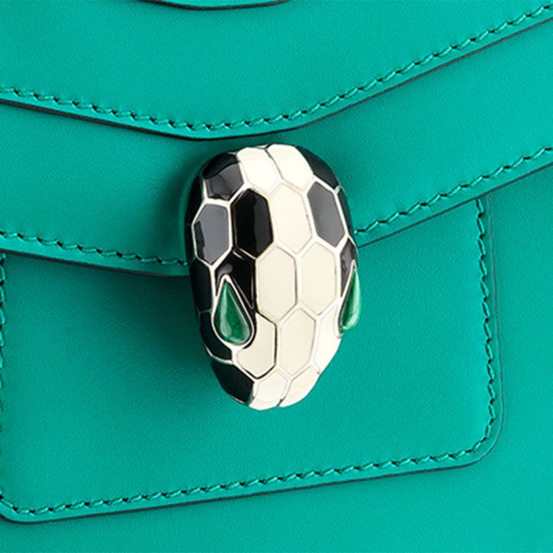 宝格丽 BVLGARI Serpenti Forever 链条包 经典蛇头光面皮 女士手提包图片