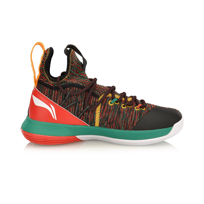 李宁aitvi男子一体织减震高帮篮球专业比赛鞋abap0056