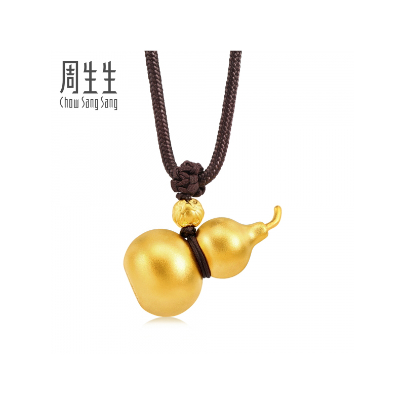 周生生chowsangsang金足金东方古祖古法金葫芦项链金项链91199n计价