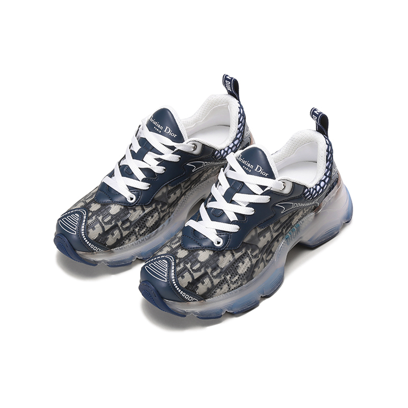 迪奥dior女士织物橡胶diorvibe系带休闲运动鞋老爹鞋厚底鞋kck365obu