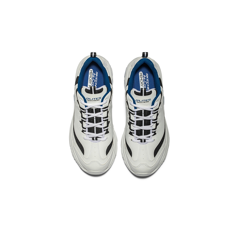 Skechers斯凯奇男鞋复古绑带老爹鞋舒适时尚休闲运动跑步鞋888002
