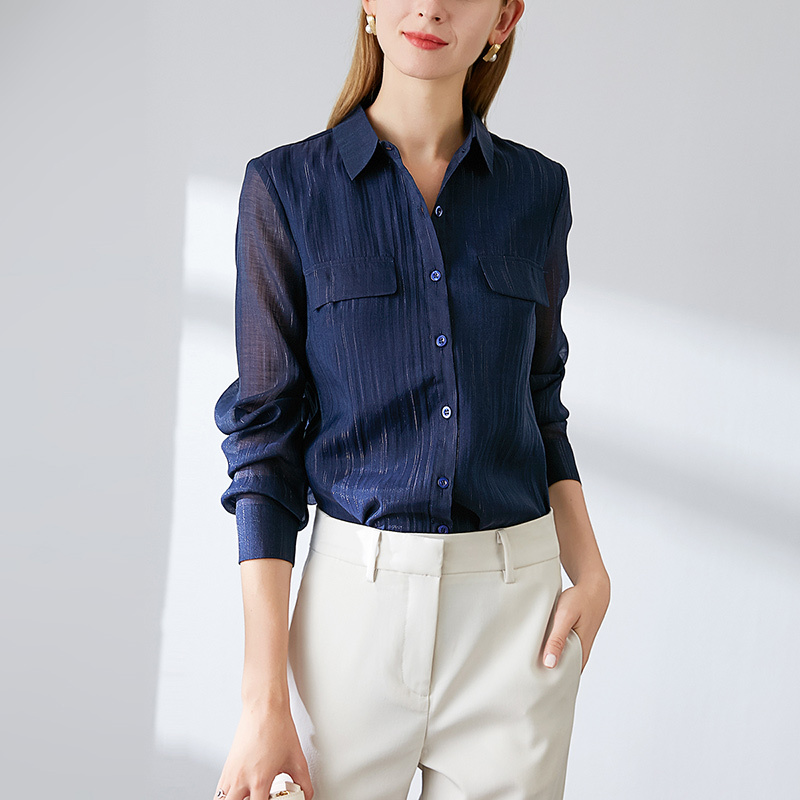 晚白onebuye女士衬衫