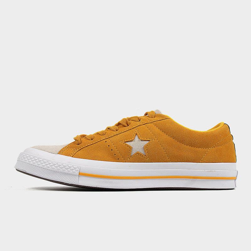 converse匡威秋季男子OneStar拼接翻毛皮低帮帆布鞋板鞋161548C图片