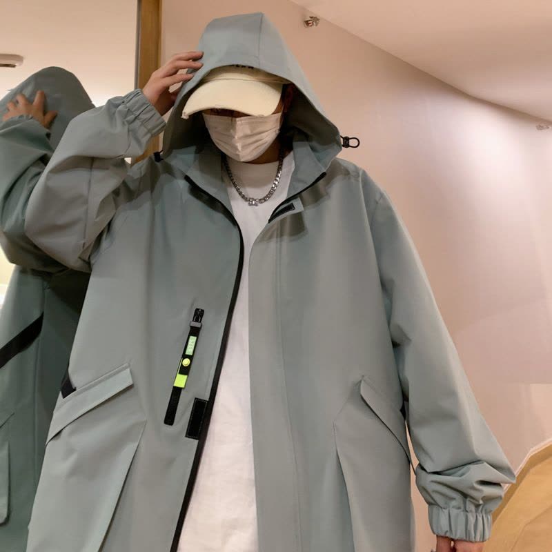 春秋新户外冲锋衣2024新款男工作服防风防水钓鱼登山服图片