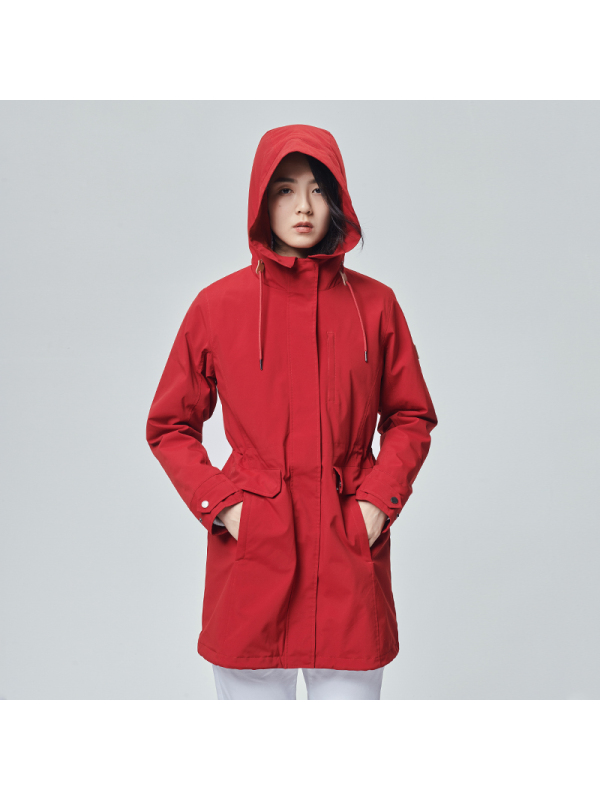 （OUTDOORPRODUCTS）运动户外女式羊羔绒外套防风防泼水保暖连帽外套1942001