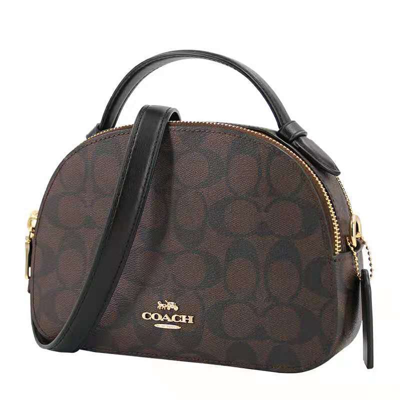 COACH SERENA 贝壳包 字母马车 织物 F1591图片