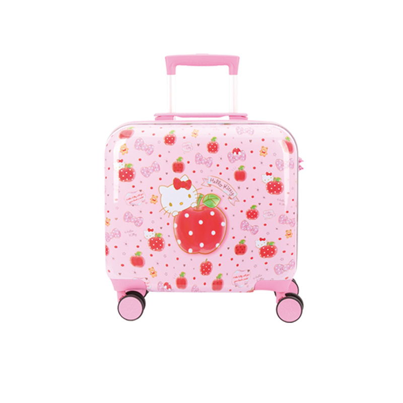 HELLO KITTY 猫咪印花ABS拉杆箱 16寸 粉色