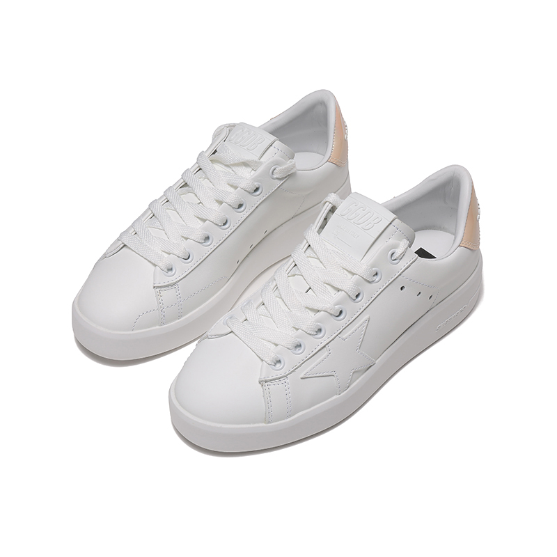黄金鹅 GOLDEN GOOSE 女士皮革系带休闲运动鞋板鞋GWF00197 F002533