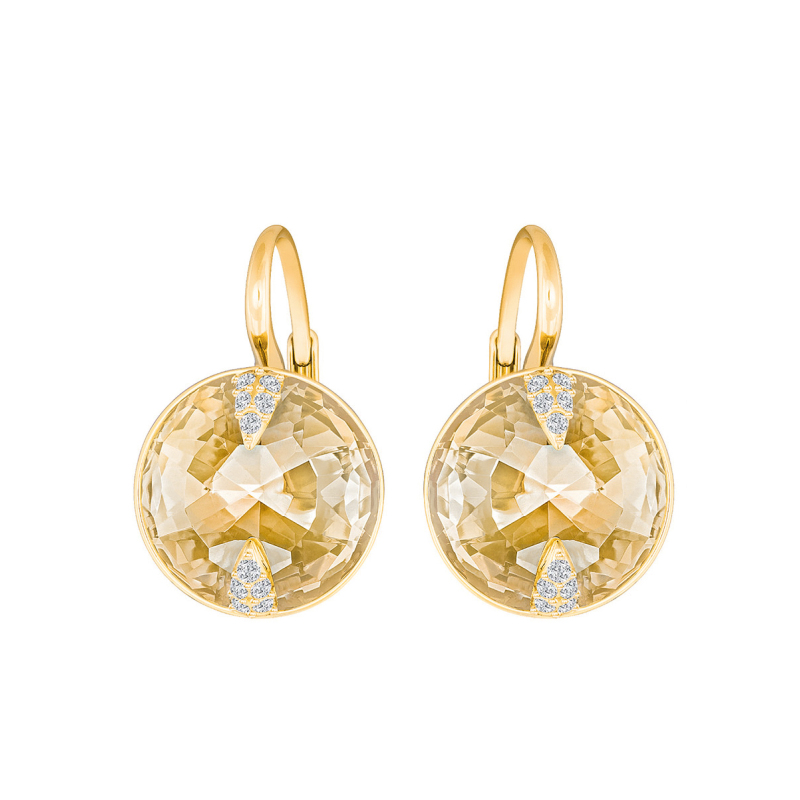 SWAROVSKI/施华洛世奇金色贝拉耳环 人造水晶 送恋人5276281