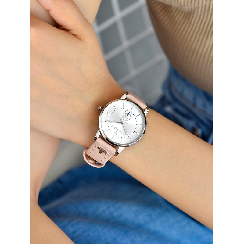 TRUSSARDI T-GENUS系列多功能表盘石英女士手表