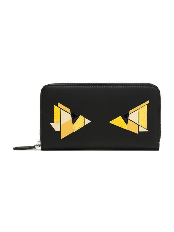 FENDI 男款皮革小怪兽长款钱包钱夹 7M0210 AATY