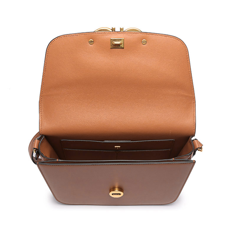 菲拉格慕salvatoreferragamo女士trapezio系列牛皮革单肩斜挎包中号