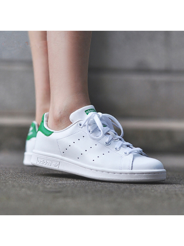 Adidas/三叶草阿迪达斯女鞋史密斯绿尾休闲鞋小白鞋M20605