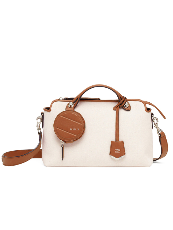 【预定】FENDI 20春夏 FENDI BY THE WAY 中号手提单肩包 27*15*13CM 织物\牛皮革
