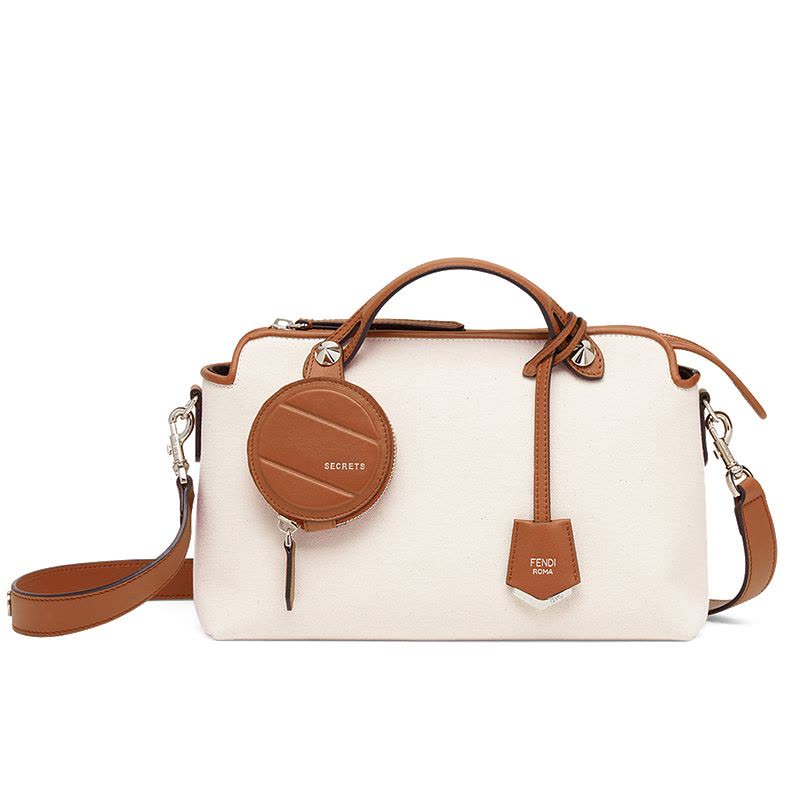 【预定】FENDI 20春夏 FENDI BY THE WAY 中号手提单肩包 27*15*13CM 织物\牛皮革图片