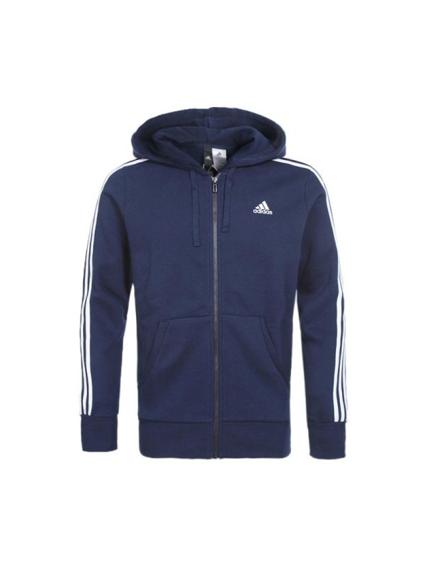 ADIDAS阿迪达斯男子外套上衣连帽休闲运动针织夹克S98791