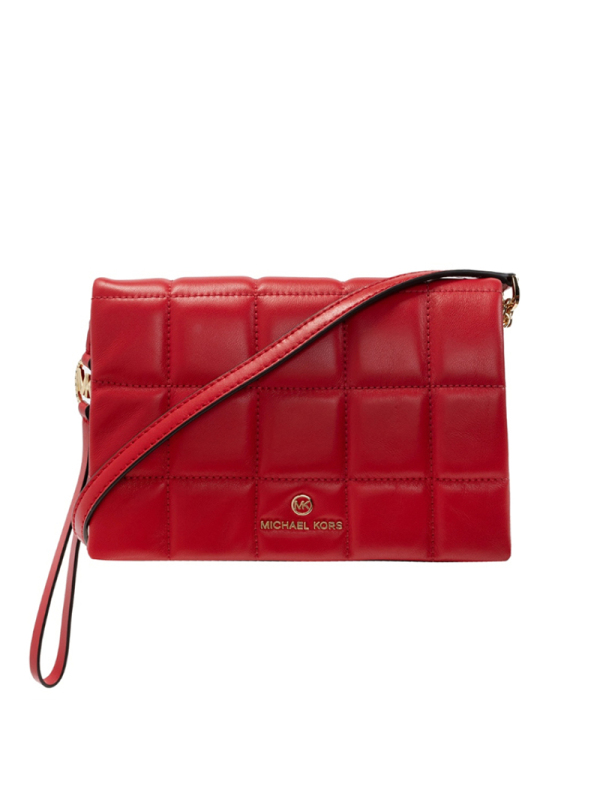 MICHAEL KORS 斜跨包 字母金属标 格纹皮 32H0GT9C5L