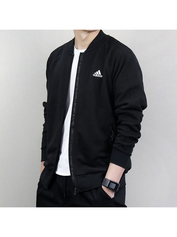 adidas阿迪达斯男装春夏休闲时尚舒适立领棒球服夹克外套CX4953