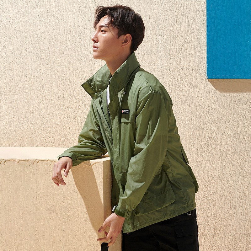 （OUTDOORPRODUCTS）运动户外男士工装外套轻薄透气皮肤衣21010