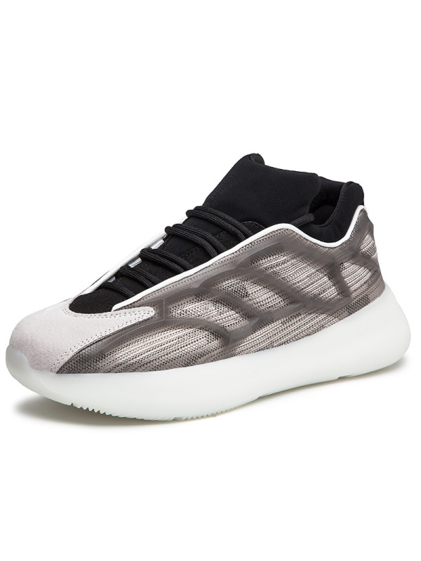 Ceba低帮韩版潮流时尚透气男鞋个性骨架夜光椰子鞋2022春季街头运动鞋