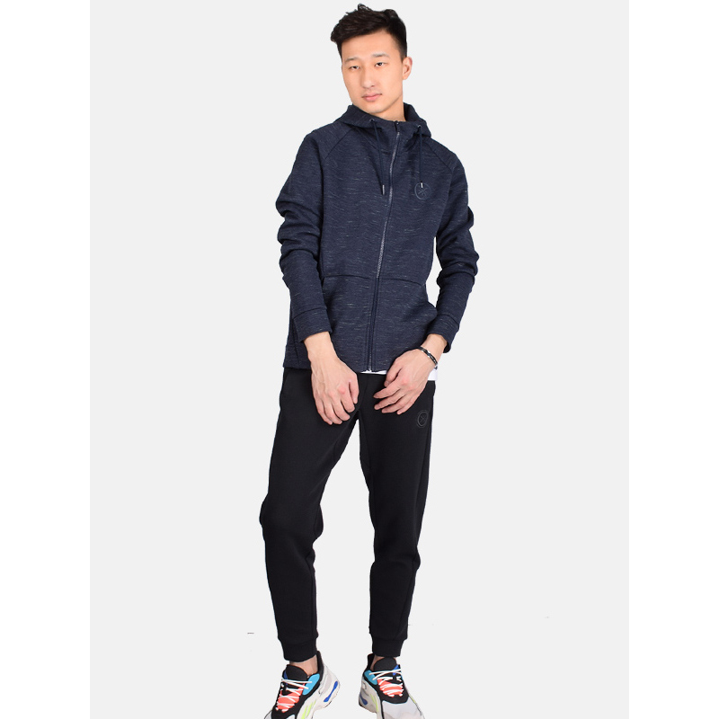 李宁lining卫衣开衫连帽男款韦德系列时尚潮流休闲运动服上衣