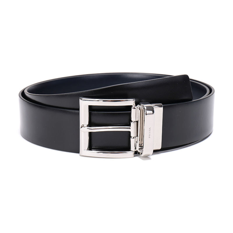 prada普拉达男士牛皮针扣式双面皮带腰带2cc004x72参数