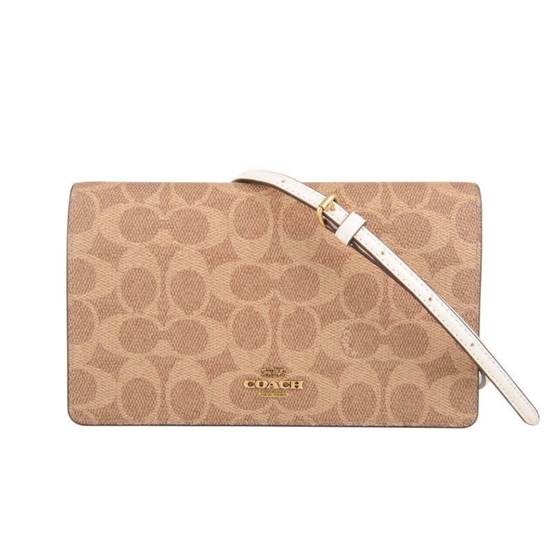 COACH 斜跨包 LOGO印花 织物 41920图片