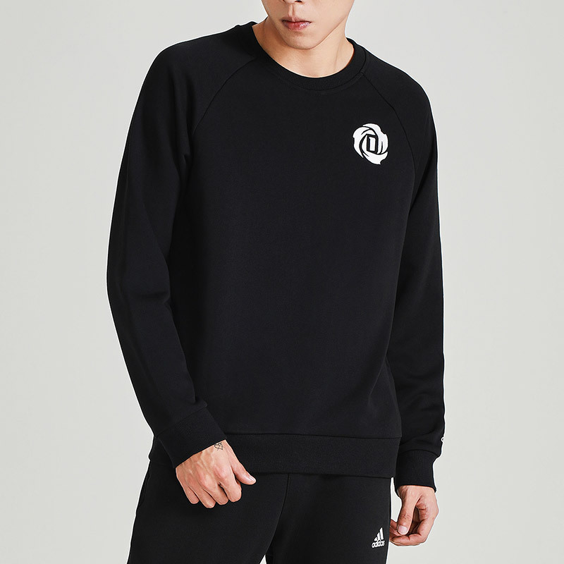 adidas阿迪达斯男子卫衣篮球ROSE罗斯休闲运动服DN5852