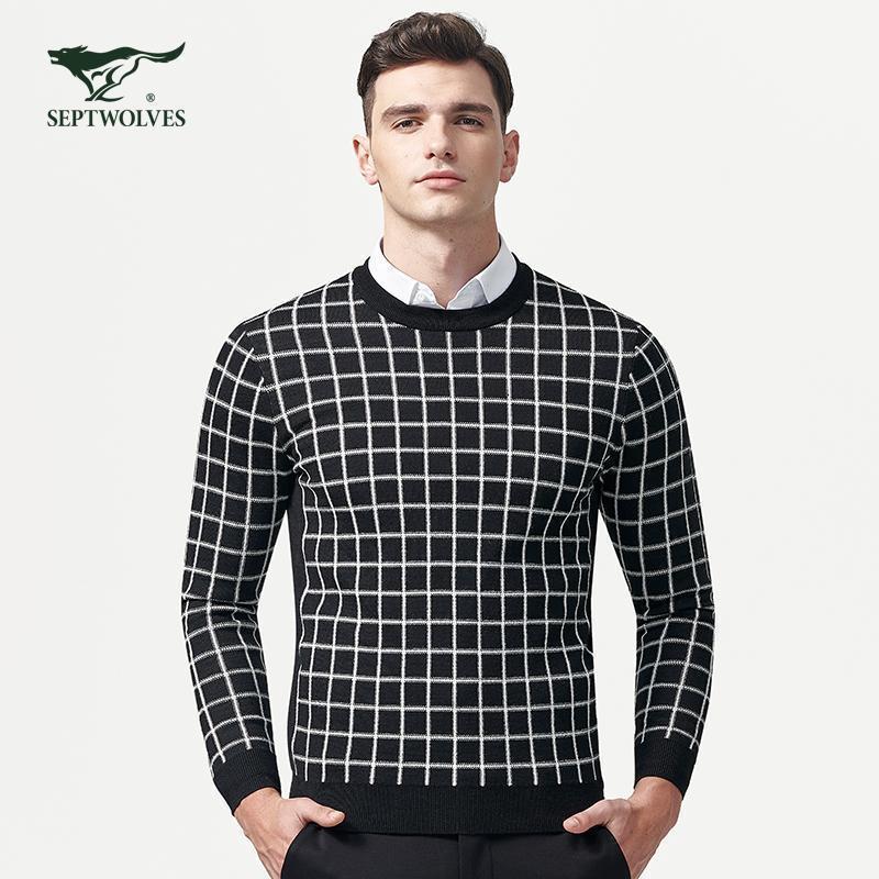 七匹狼septwolves男士针织毛衣