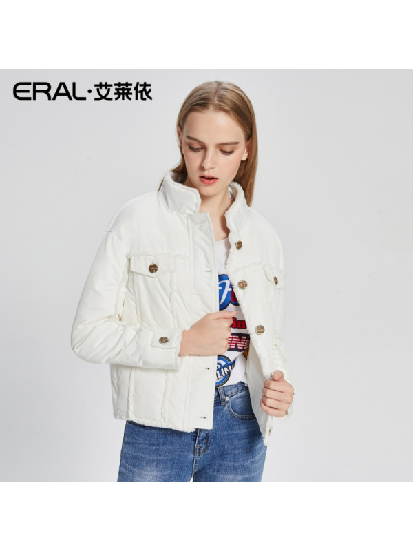 ERAL-艾莱依2017秋冬羽绒服短修身女轻薄保暖12103/FDAA