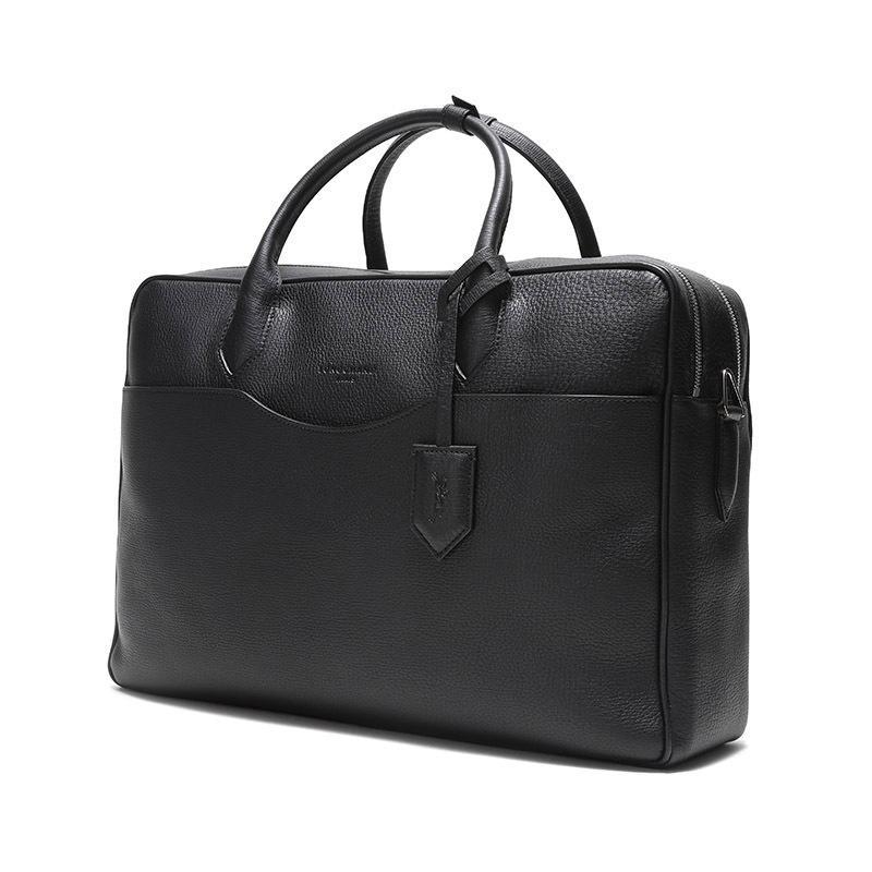 longchamp珑骧男士ulysse系列牛皮手提单肩斜挎包公文包2173833