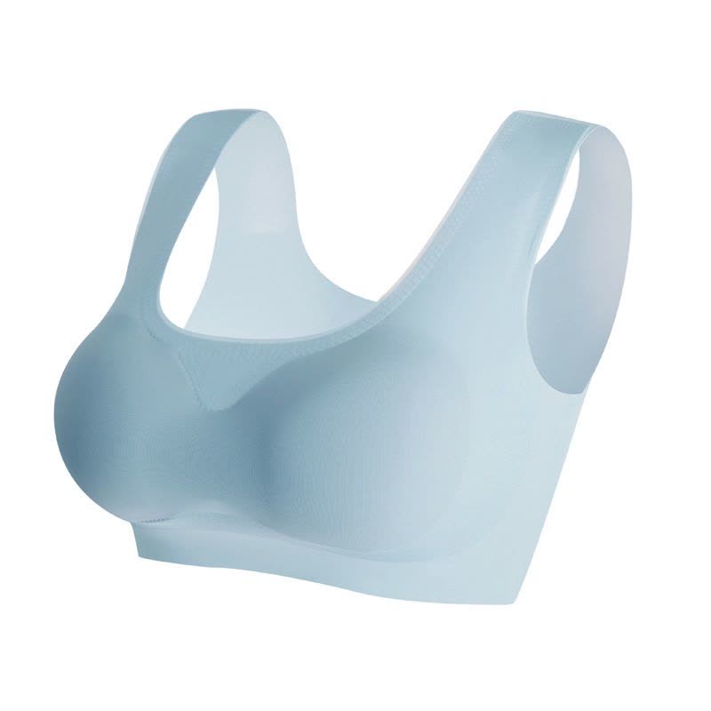 新款无痕内衣女士小胸聚拢运动薄款美背背心式文胸无钢圈胸罩图片