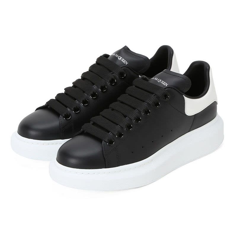 McQueen Sneakers Oversize阔型鞋 白色厚鞋底光面皮553770白尾图片