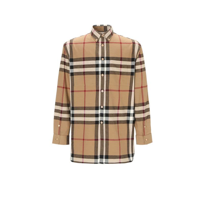 博柏利 BURBERRY VINTAGE 长袖衬衫 经典格纹棉质 男女同款衬衫 4565531图片