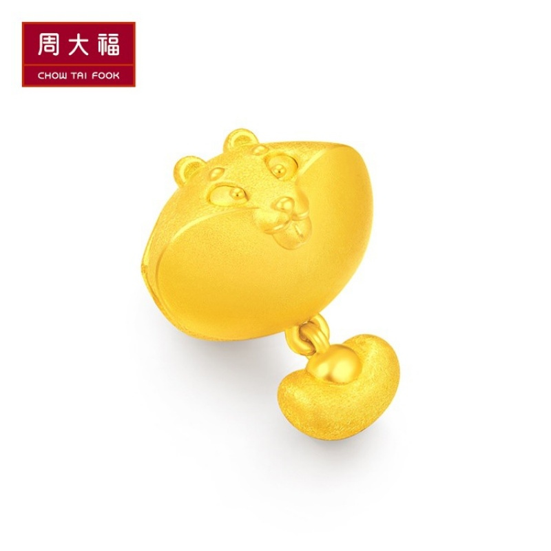 周大福电视剧《扶摇》同款元宝大人转运珠足金坠R22031