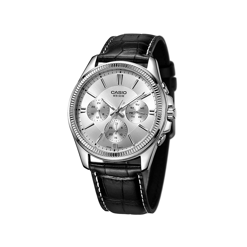 CASIO卡西欧 石英表 男 日韩品牌商务休闲石英男士手表MTP-1375L-7A