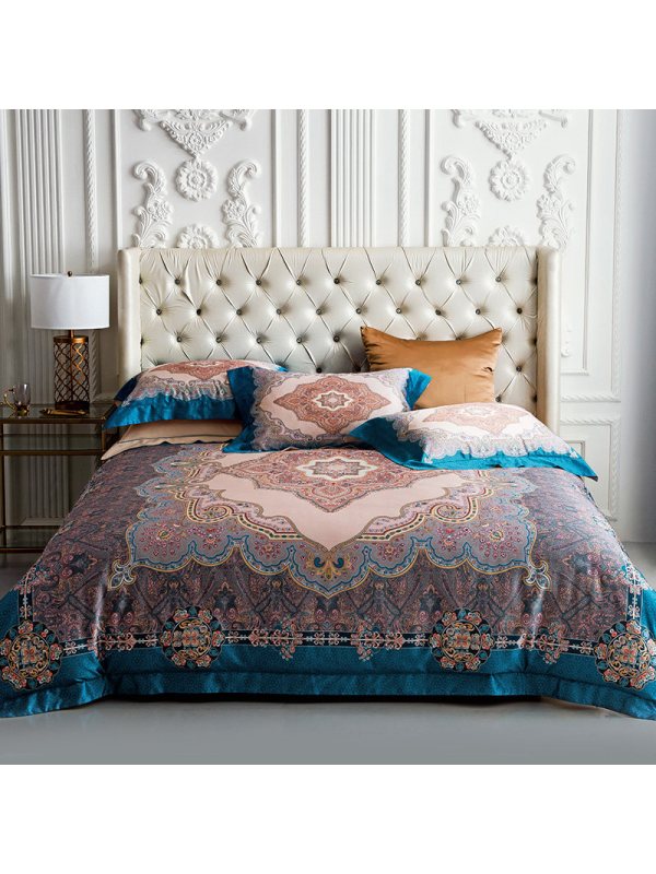 维科家纺100支长绒棉四件套18米床单四件套床上用品