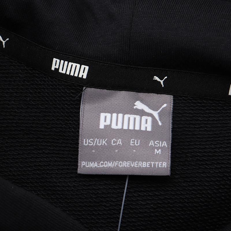 PUMA彪马男装运动服经典logo休闲百搭套头连帽卫衣584128
