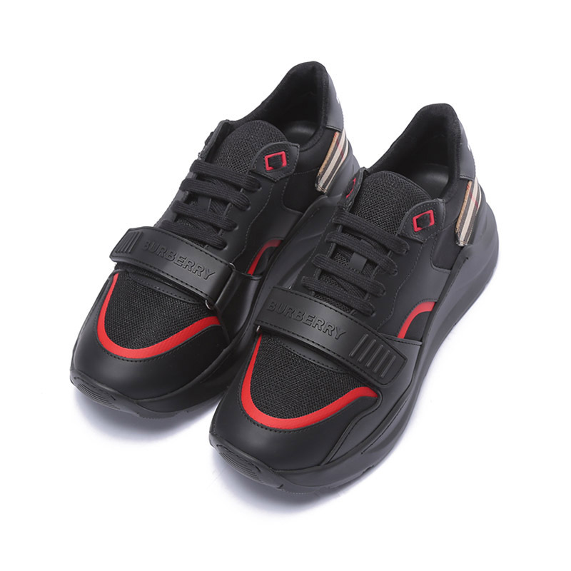 博柏利burberry男款系带休闲运动鞋8056920