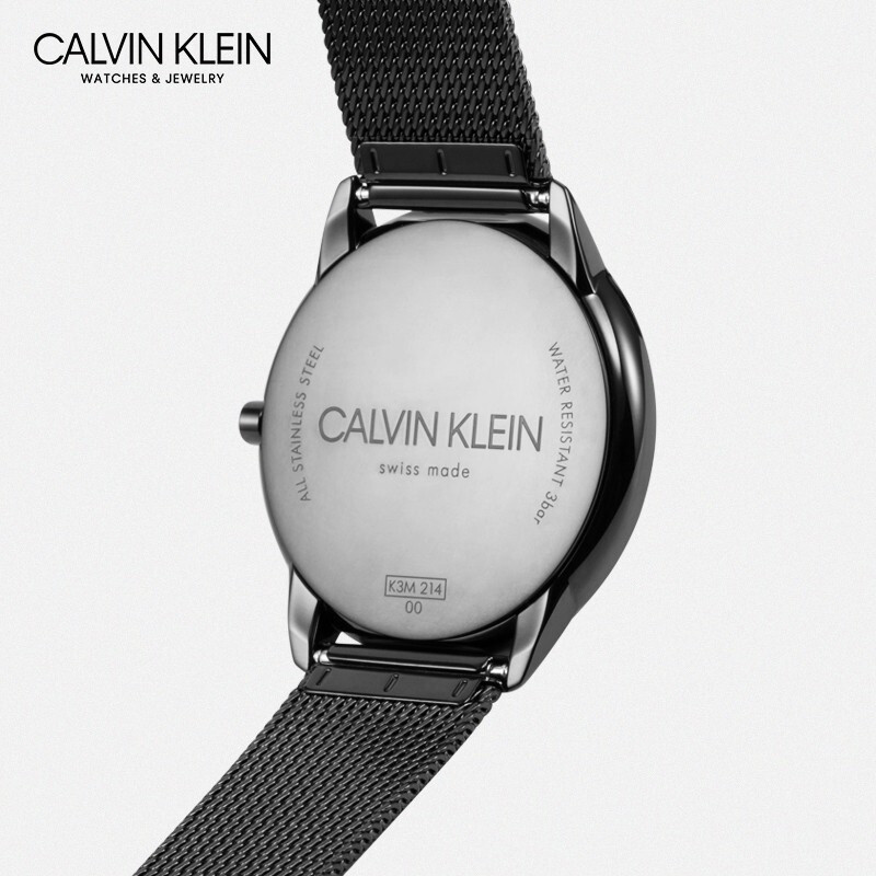 CK卡文克莱（CalvinKlein)手表Minimal系列时尚休闲商务石英男士手表K3M214X1
