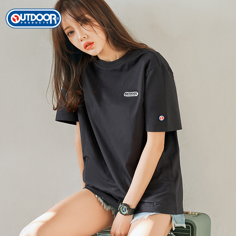 （OUTDOORPRODUCTS）运动户外男那女情侣短袖T恤半袖圆领印花上衣OFTX1921108